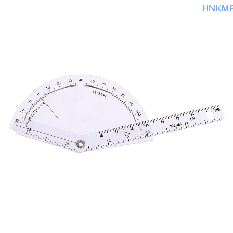 New Cheap Wholesale PVC Medical Finger Goniometer Plastic Protractor 180 Degree Angle Ruler Finger Ruler 13.5*5cm