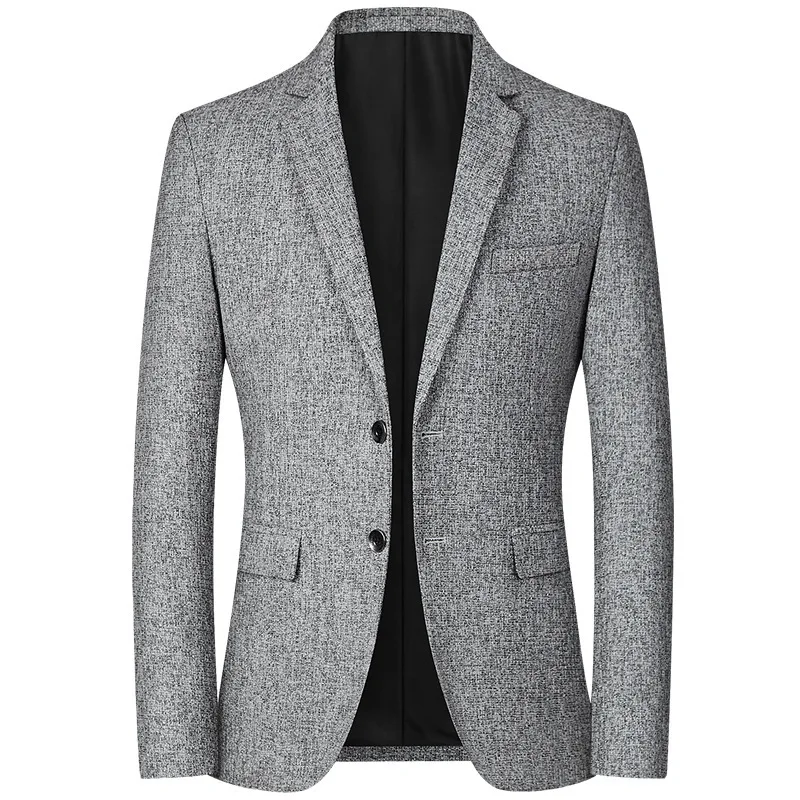 Men's Blazer Casual Suit Spring Thin Middle-aged Top Jacket Blazers for Men Men Suit