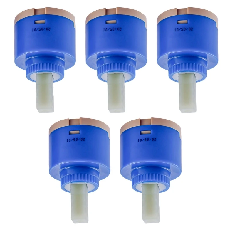 Pack of 5 Tap Cartridge Shower & Sink Cartridge Ceramic Valves Cartridge set Convenient Suitable for Home and Hotel Dropship