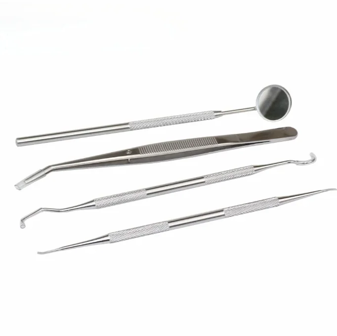 

Good quality Dentals Sterilizables Dentist Examinations Tools Kit Explorers Probe Mirror Tweezers/ Stainless steel 304