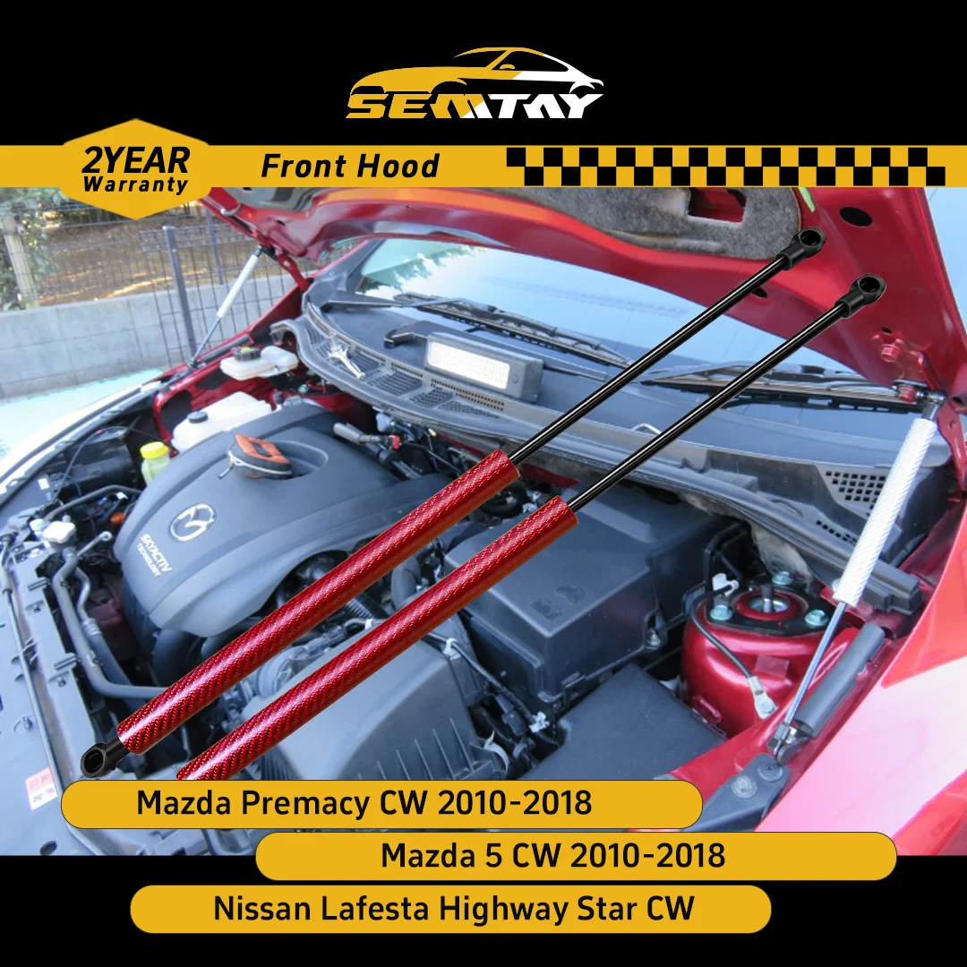 

SEMTAY Стойки капота для Premacy CW 2010-2018/Lafesta Highway Star CW Поддержка подъема Амортизаторы Амортизаторы Совместимые автомобильные аксессуары