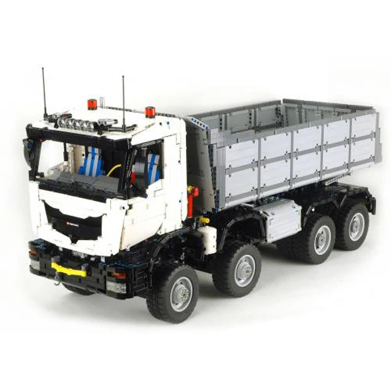 5572pcs MOC Technical Dump Truck 8x8 Model Building Blocks Architecture Collection Art Craft Birthday Assemble Education DIY