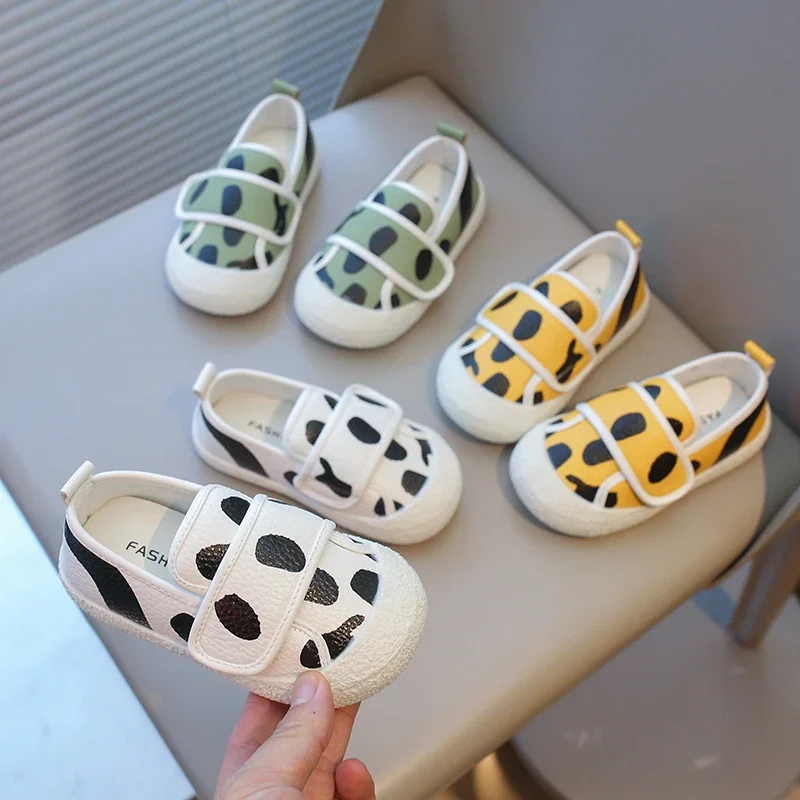 Candy Color Kids Casual Shoes for Boys Girls Fashion Children Sneakers Toddlers Boys School Kindergarten Shoes with Dots Soft