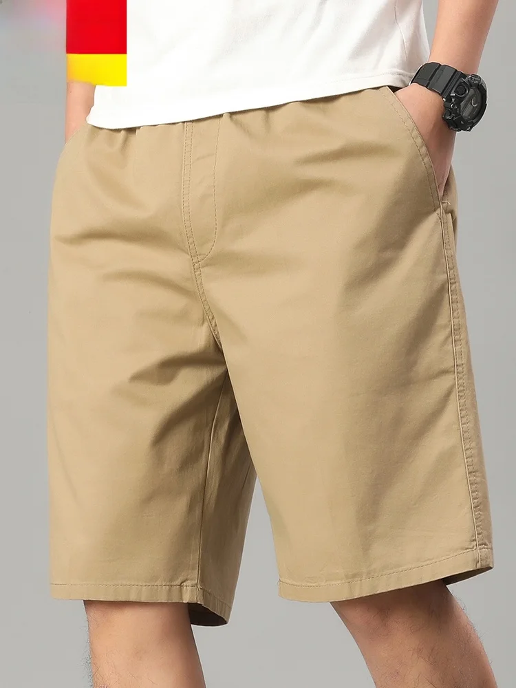 Bermuda Casual de Algodão Puro TUCANO para Homens, Pronta para Praia, Versátil, Corte Reto, Confortável, Estilo Workwear