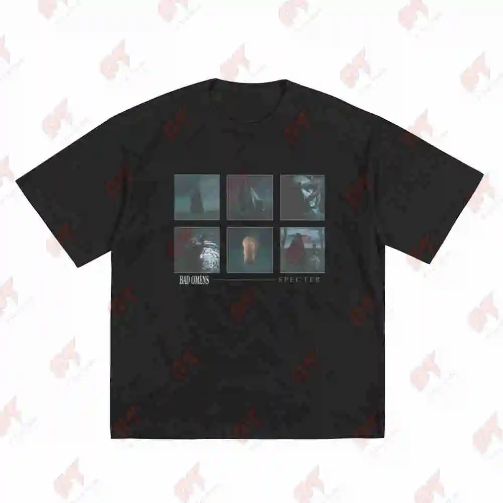 Bad Omens Specter Slideshow Short Sleeve Tee 100% Cotton T-Shirt