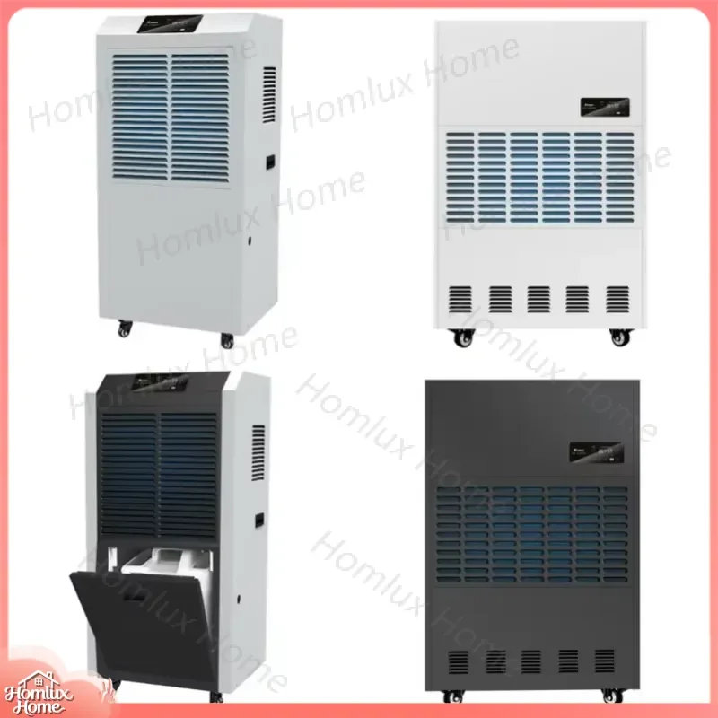 138L D Portable Dehumidifier for Basement Greenhouse Home Office Industrial Use Air Dryer Moisture Remover Fast Drying