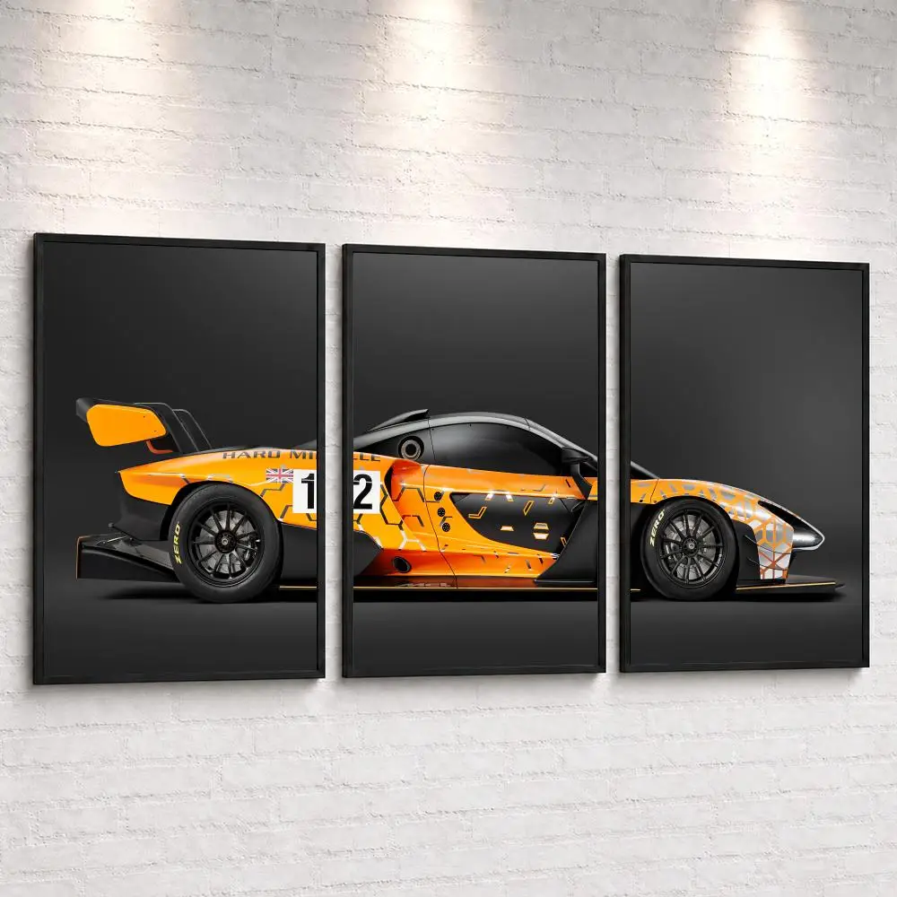 Supercar S-Senna Concept Painting Calligraphy Canvas Poster Set Wall Artwork Prints for Bedroom Living Room Home Decor Gift