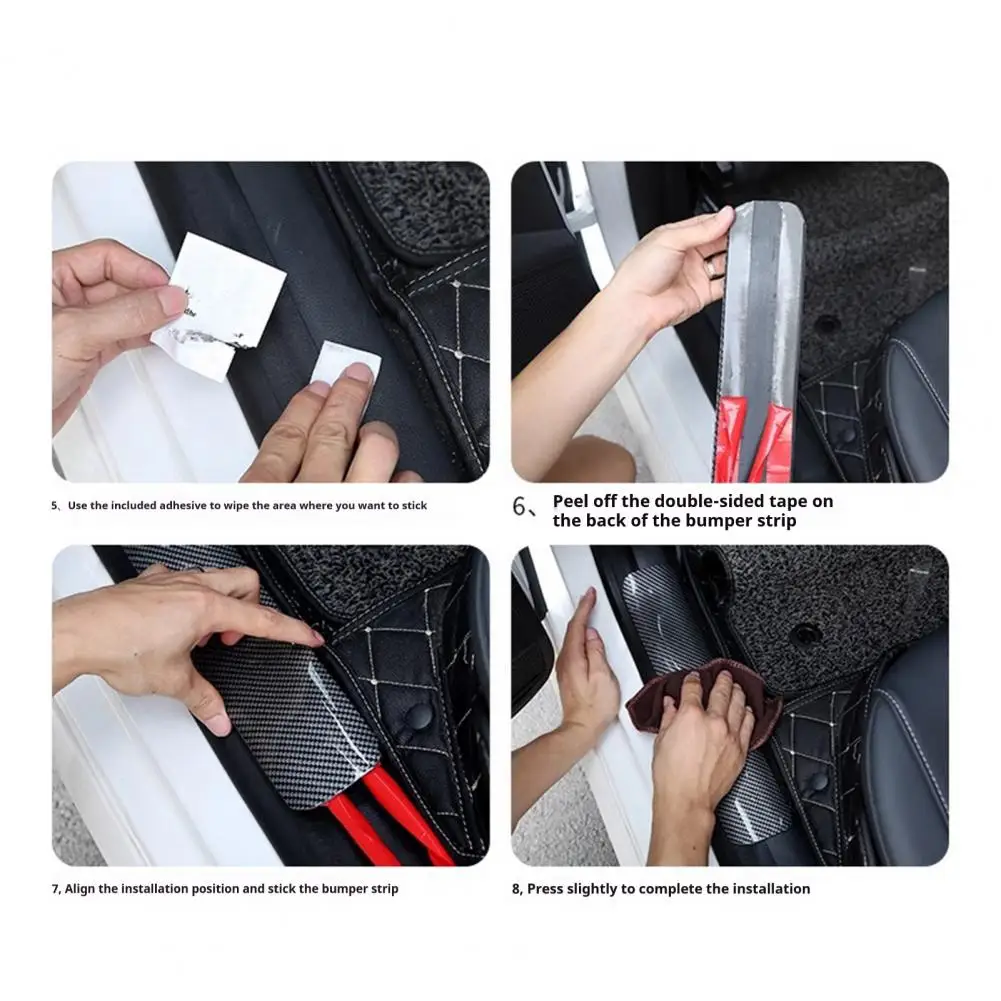 

Surface-applicable Car Protection Sticker Carbon Fiber Car Door Protector Stickers for Enhanced Sealing for Auto for Protection