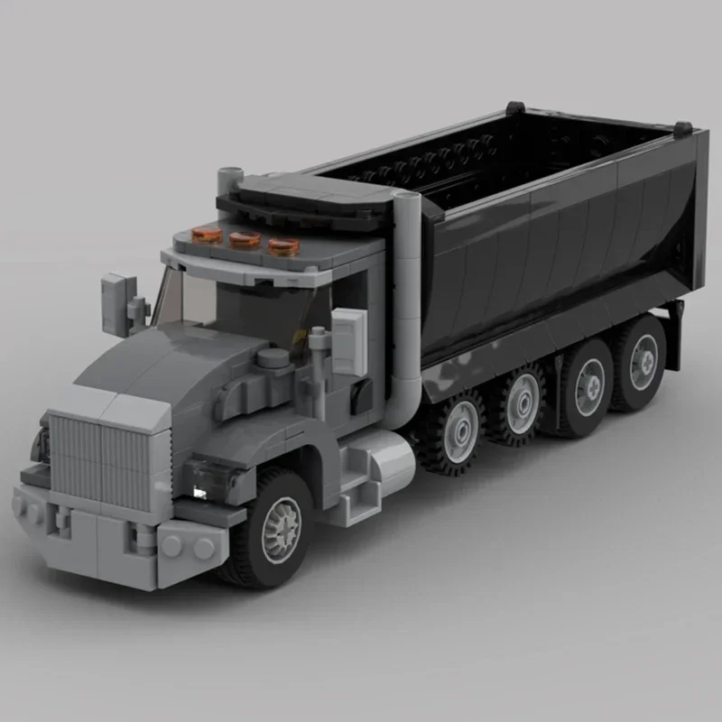 Stadsvervoer Voertuig Model Moc Bouwstenen T800 Dump Truck Technologie Blokken Geschenken Kerstspeelgoed Diy Sets Assemblage