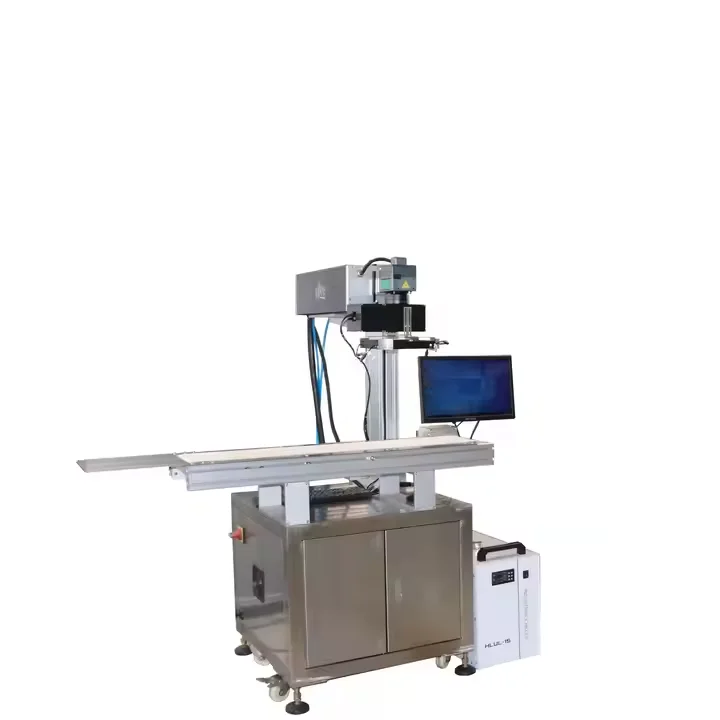Auto Visual Identifying Positioning CCD UV  Marking Machine Camera Water-Cooled CNC Supporting DXF/AI for Plastic Glass