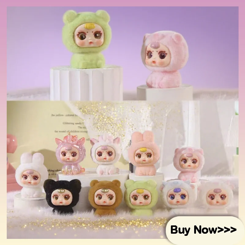 

New Mm Milk Candy Pajama Party Mini Doll Series Blind Box Cute Cartoon Cute Grain Ornament Surprise Mystery Box Birthday Gifts