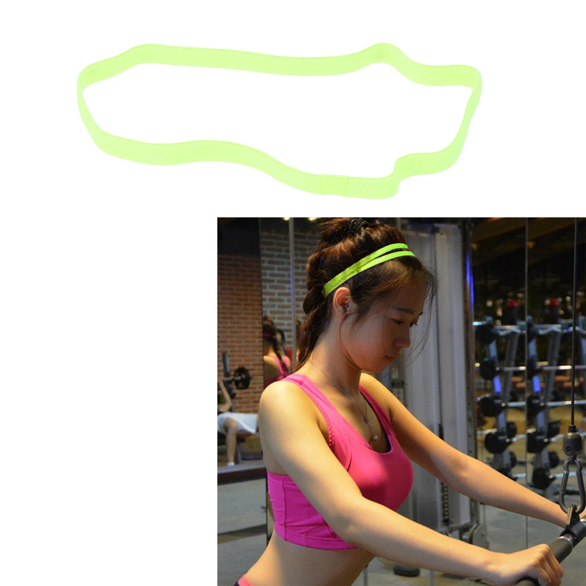 

9 Pcs Headband Runner Workout Dance Elastic Soccer Hair Bands Headbands Sports for