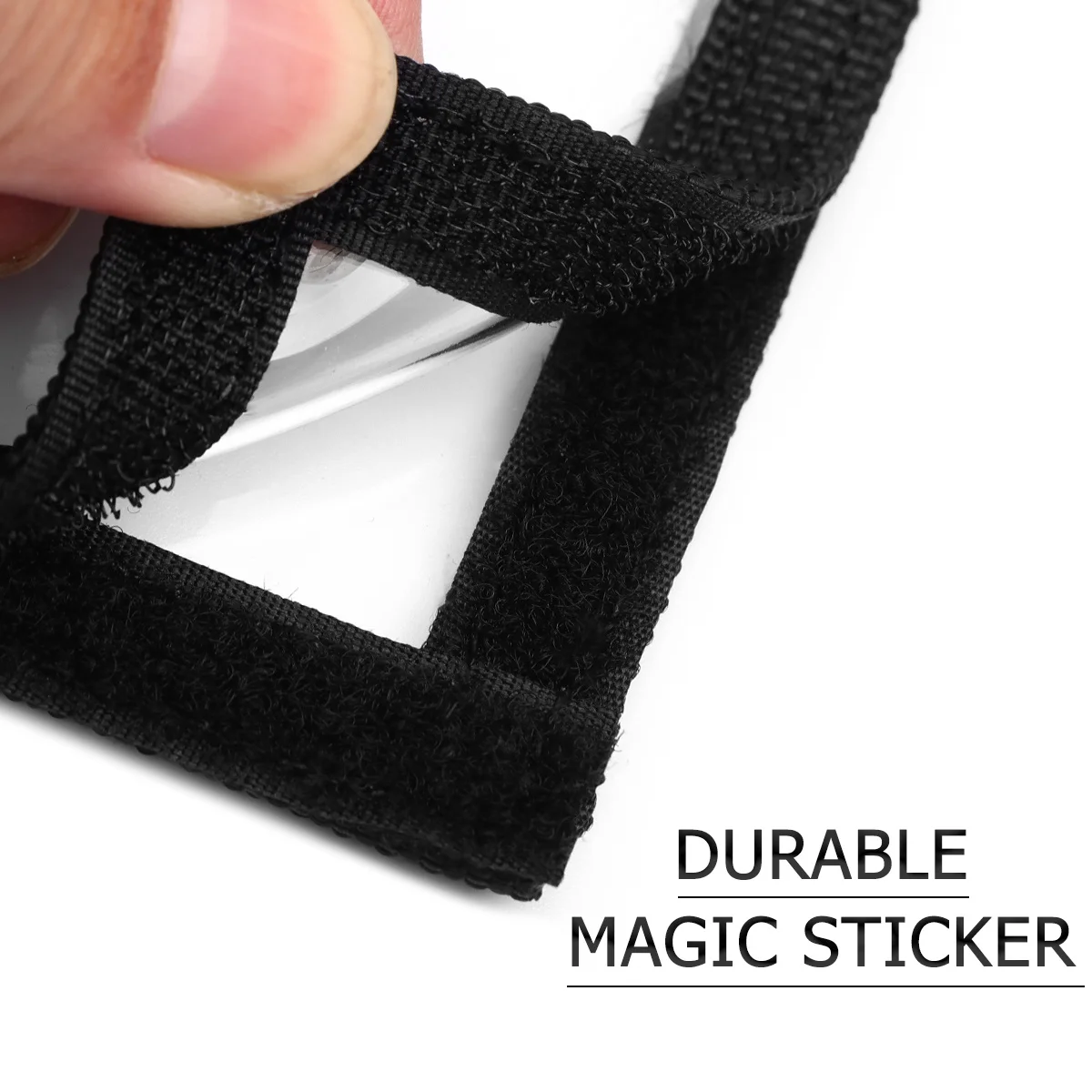 

5Pcs Transparent Lure Wraps Heavy Duty Fishing Hook Covers Sewn Hook and Loop Closure for Boat Deck Rod Holder Fishing Supply