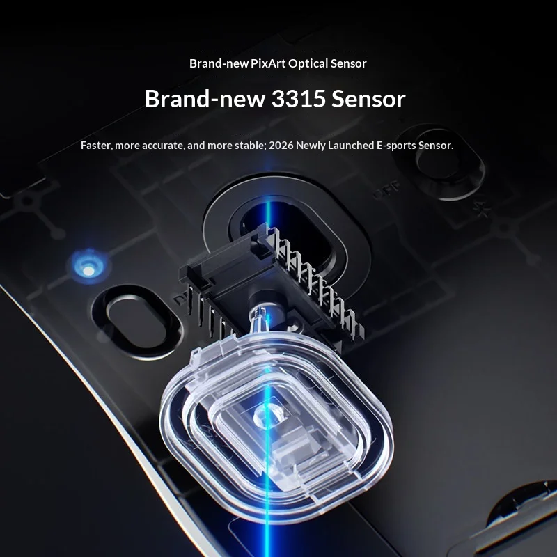 Mloong MX301PROLITE Wireless Mouse 3-Mode Lightweight Ergonomic Ideal for Office and Gaming 2026 New Model Sweat-proof coating