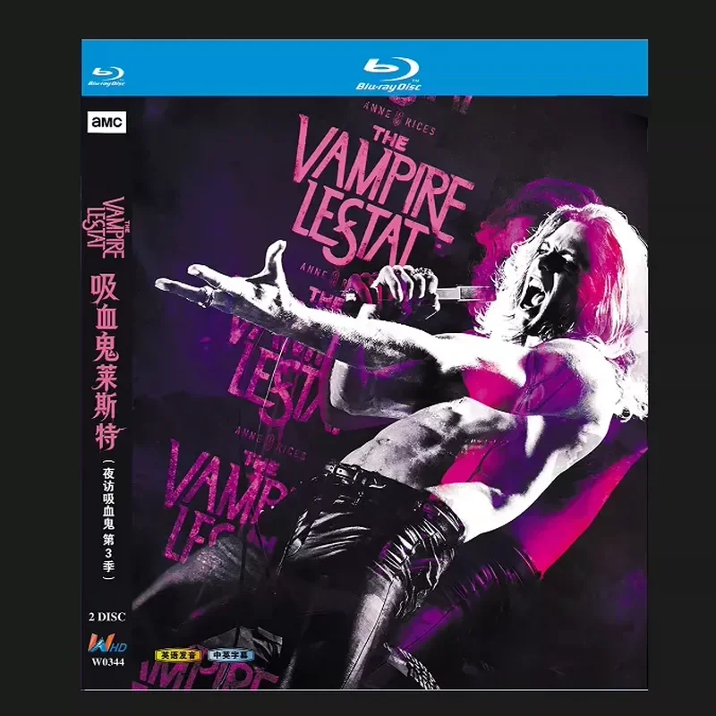 Blu-ray BD disc high definition American drama, Night Interview with Vampire/Vampire Lester, Season 3 (2026) 2 discs
