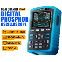 FNIRSI DPOX180H 2 In 1 Digital Oscilloscope Portable Professional Function Signal Generator Dual Channel 180MHz-3DB 500MSPS