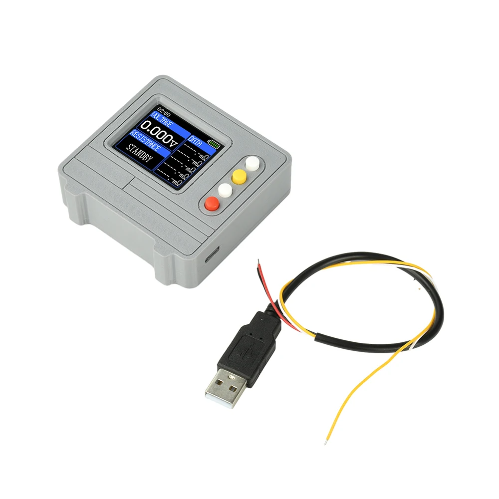 TFT color screen display Lithium Battery voltage internal resistance tester For Battery AC 4-wire High-precision electronic load