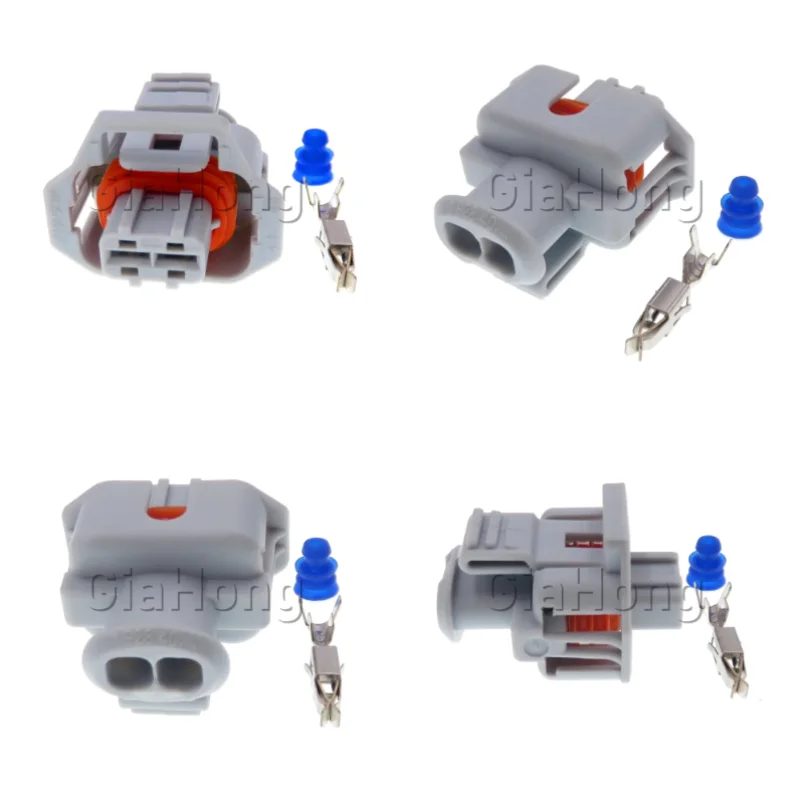 1 Set 2 Ways Auto Parts 1928403920 AC Assembly Fuel Spray Nozzle Sealed Socket Car Fuel Injector Waterproof Wire Cable Connector