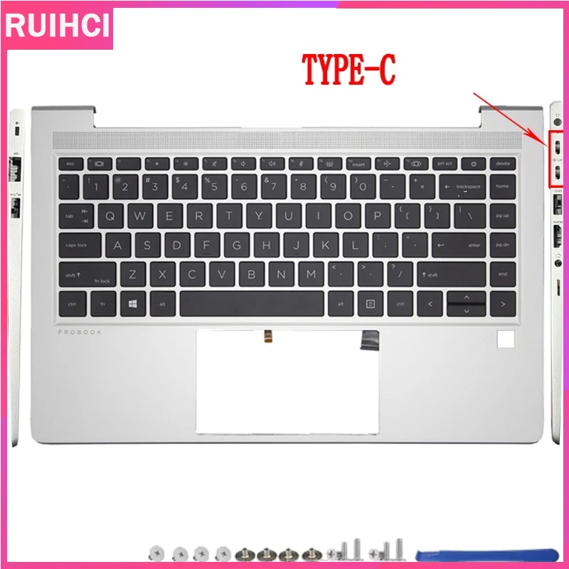 Для 430 440 450 460 G6 G7 G8 G9 G10 G11 новая клавиатура США, упор для рук, верхняя крышка, замена клавиатуры N10777-001