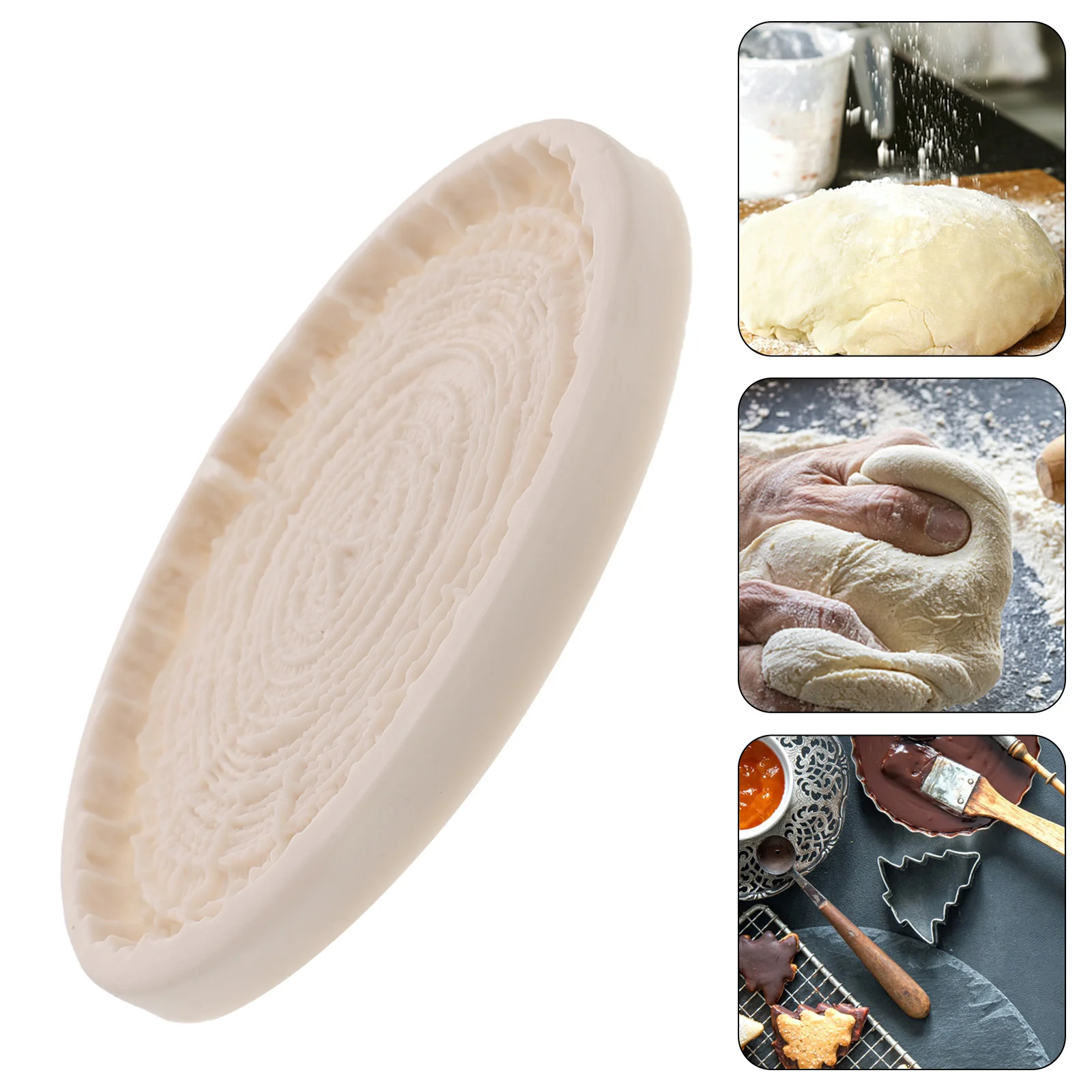 Flexible Mold Epoxy Silicone Tree Stump Crafts Fondant Silica Gel Baking Supply