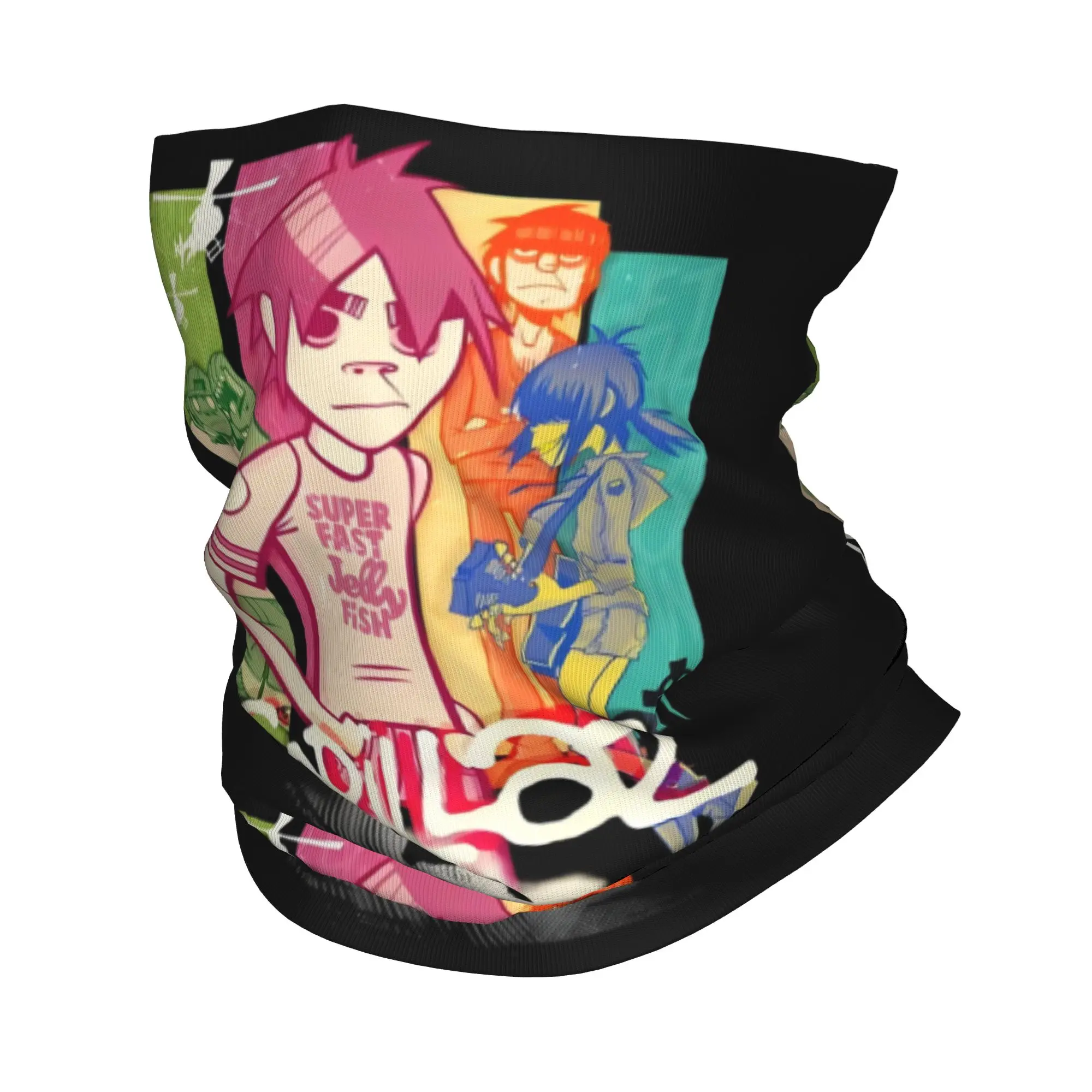 

Пользовательские аниме Gorillaz, английская рок-группа, гетры для мужчин и женщин, защита от ультрафиолета, зимняя бандана с героями мультфильмов, шарф для лыж