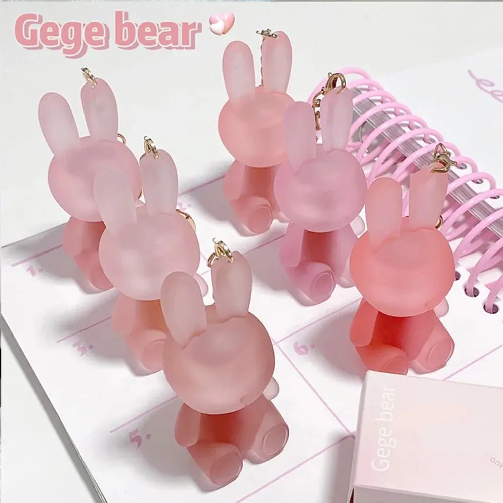 Cute Bunny Lipgloss Matte Velvet Lip Clay Long-lasting Color Non-drying Gege Bear Rabbit Lip Glaze