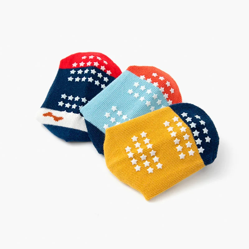 6 أزواج من الجوارب للأطفال غير القابلة للانزلاق - جوارب للأولاد كرتونية لطيفة، جوارب أرضية مريحة قابلة للتنفس للأطفال في جميع الفصول