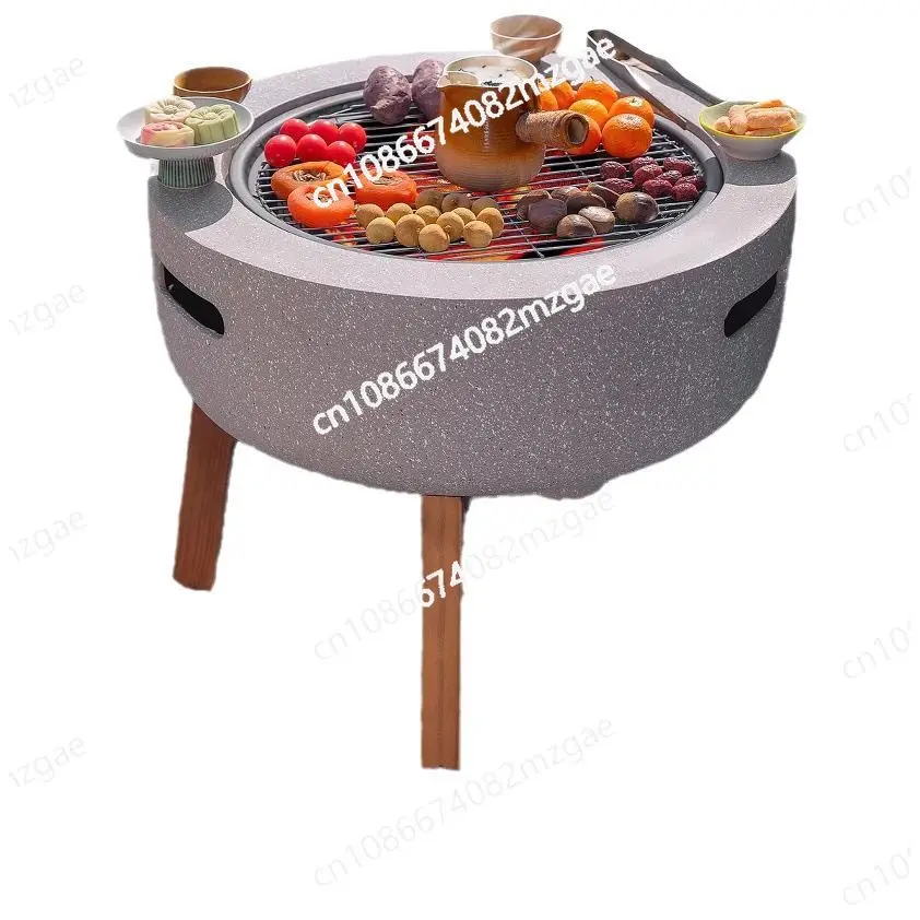 

Печь для запекания чая, набор бытовой посуды для дома, полный набор, зимняя садовая плита, настольная раковина для барбекю