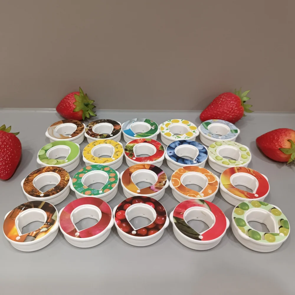 

7pcs, Natural Flavor Pods For Air Fruit Flavour Up Water Bottle Summer Winter Drinkware Accessories Kitchen Items Back To Schoo