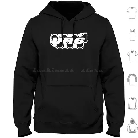 Felpa con cappuccio motore motore Vr6 in cotone a maniche lunghe Motore Vr6 Passat Golf Tuareg Gti New Beetle Performance Clubsport Wolfsburg
