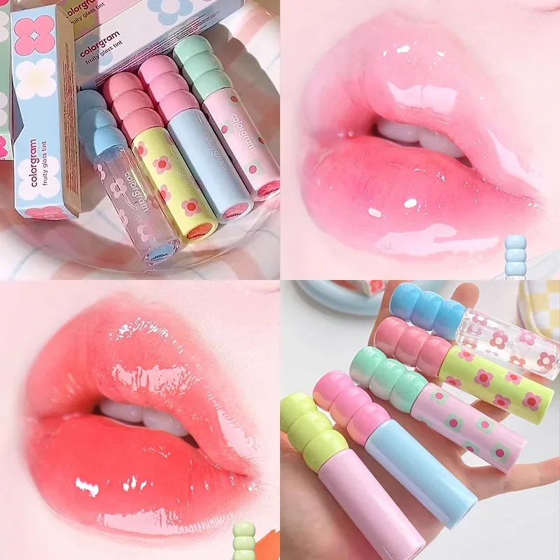 

Korean Colorgram Sugar Gourd Lip Glaze Makeup Hydrating Lip Gloss Moisturizing Liquid Lipstick Watery Beauty Makeup Cosmetics