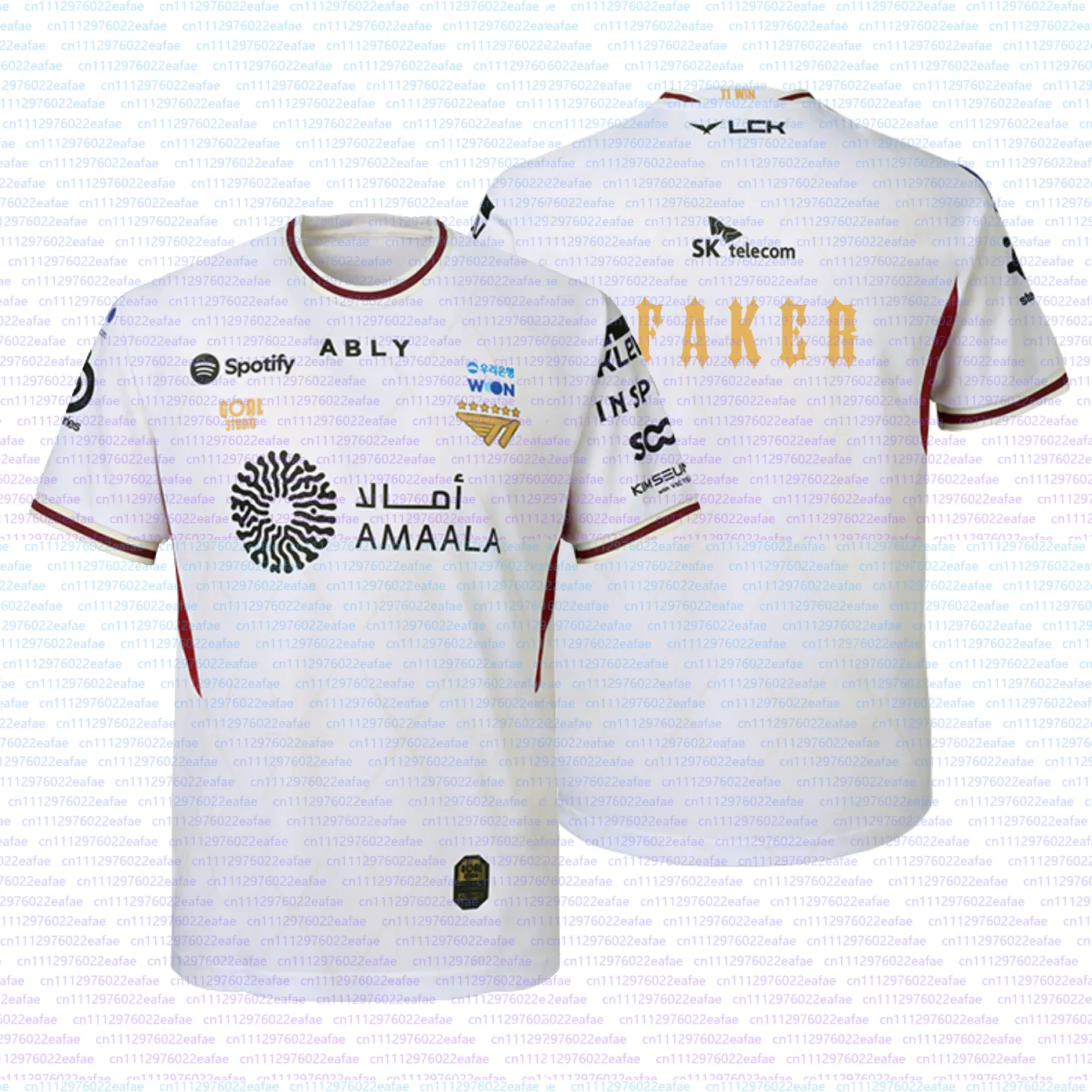 LCK 2026 New E sport T1 S16 World Jersey Fans Summer Breathable Round Neck Short Sleeve Unisex Free CustomT Shirt Man Casual Top