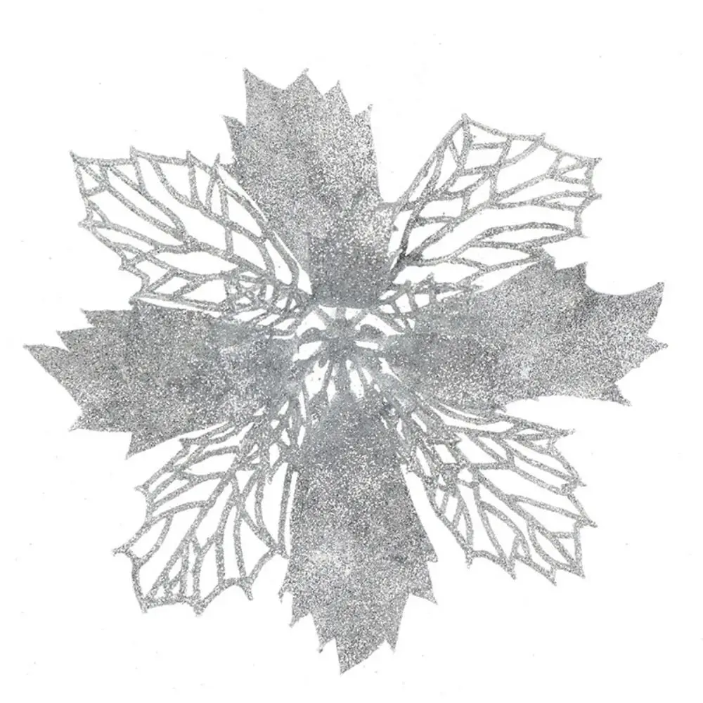 

Drop Ornaments Multi-color ChristmasTree Ornament Plastic Hollow Artificial Hollow Flowers Romantic Xmas Tree Pendant Xmas Tree