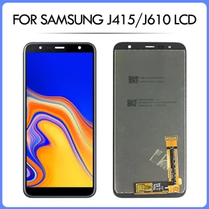 Kualitas Tinggi untuk Samsung J6 + 2018 J6 Plus J610 LCD J610F SM-J610F / DS J4 Plus J415 J415F Layar Sentuh Layar LCD Digitizer 8 tampilan penjualan terbaik j4 j400m asli - №
