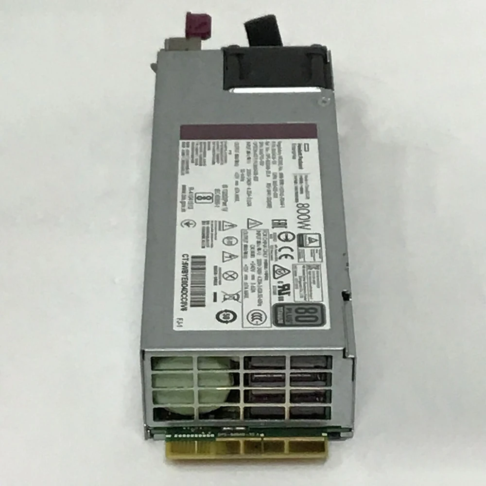 

Для HP 866793-001 865438-b21 865436-101 DPS-800AB-35 A 800W гибкий слот титановый горячий заменитель низкие галогенные блоки питания