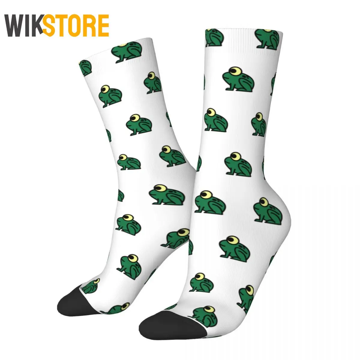 

New Male Men Socks Crazy Green Frog Sock High Quality Women Stockings Spring Summer Autumn Winter Breathable Cute Sock