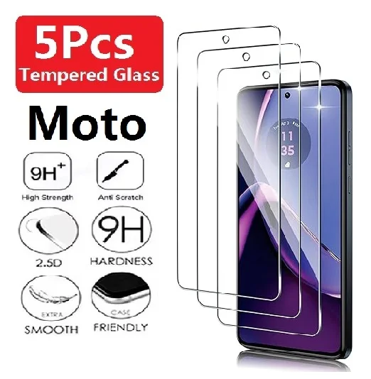 

5 шт. HD защитная пленка для экрана из закаленного стекла для Motorola Moto G62 G G24 Power Play 2023 2024 2025 G5 2017 Стилус 2022