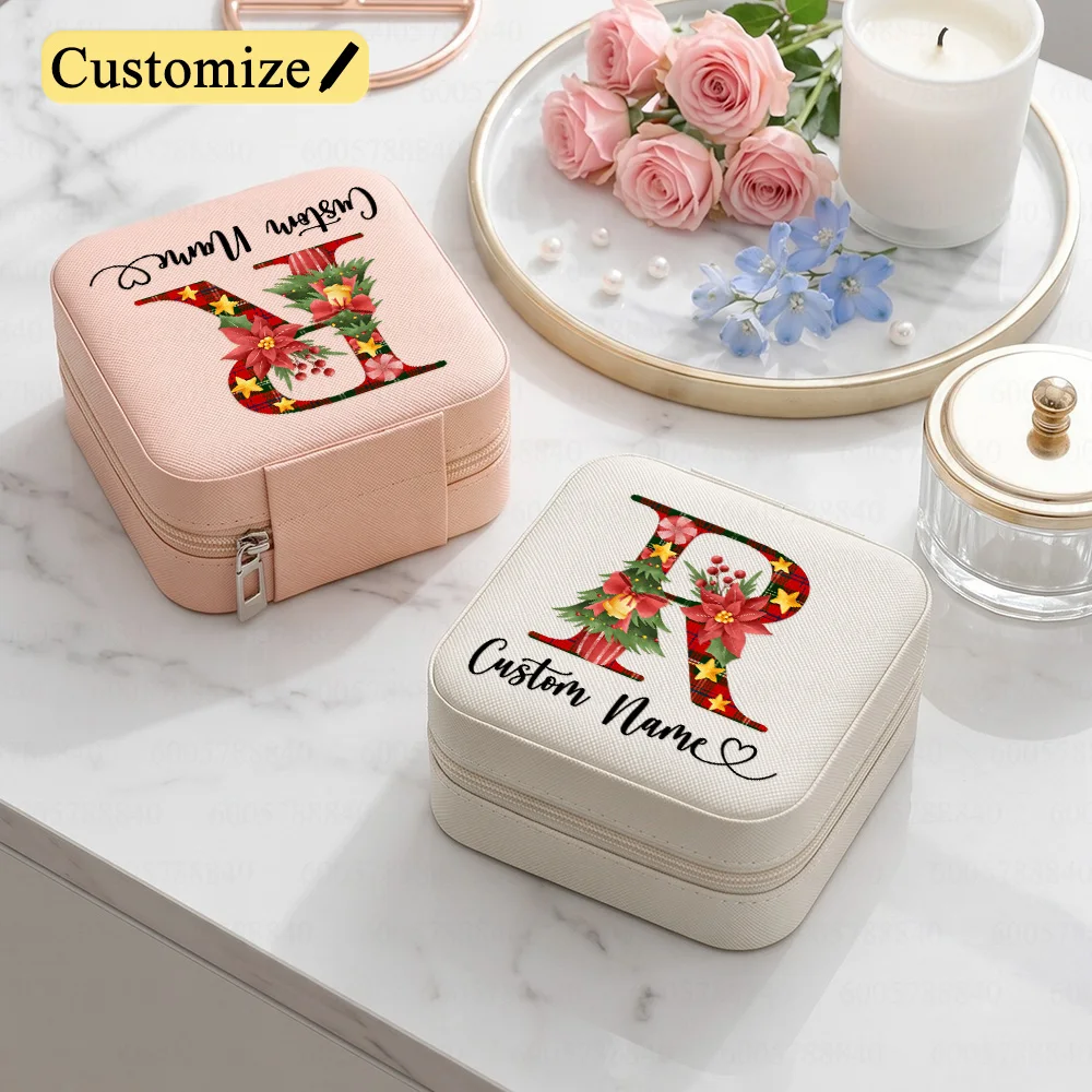 Personalized Name Christmas Jewellery Storage Box