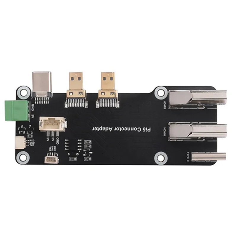 Superba placa adaptadora Micro Compatible con HD para Raspberry Pi 5/4B, compatible con placa de expansión de salidas 4K duales