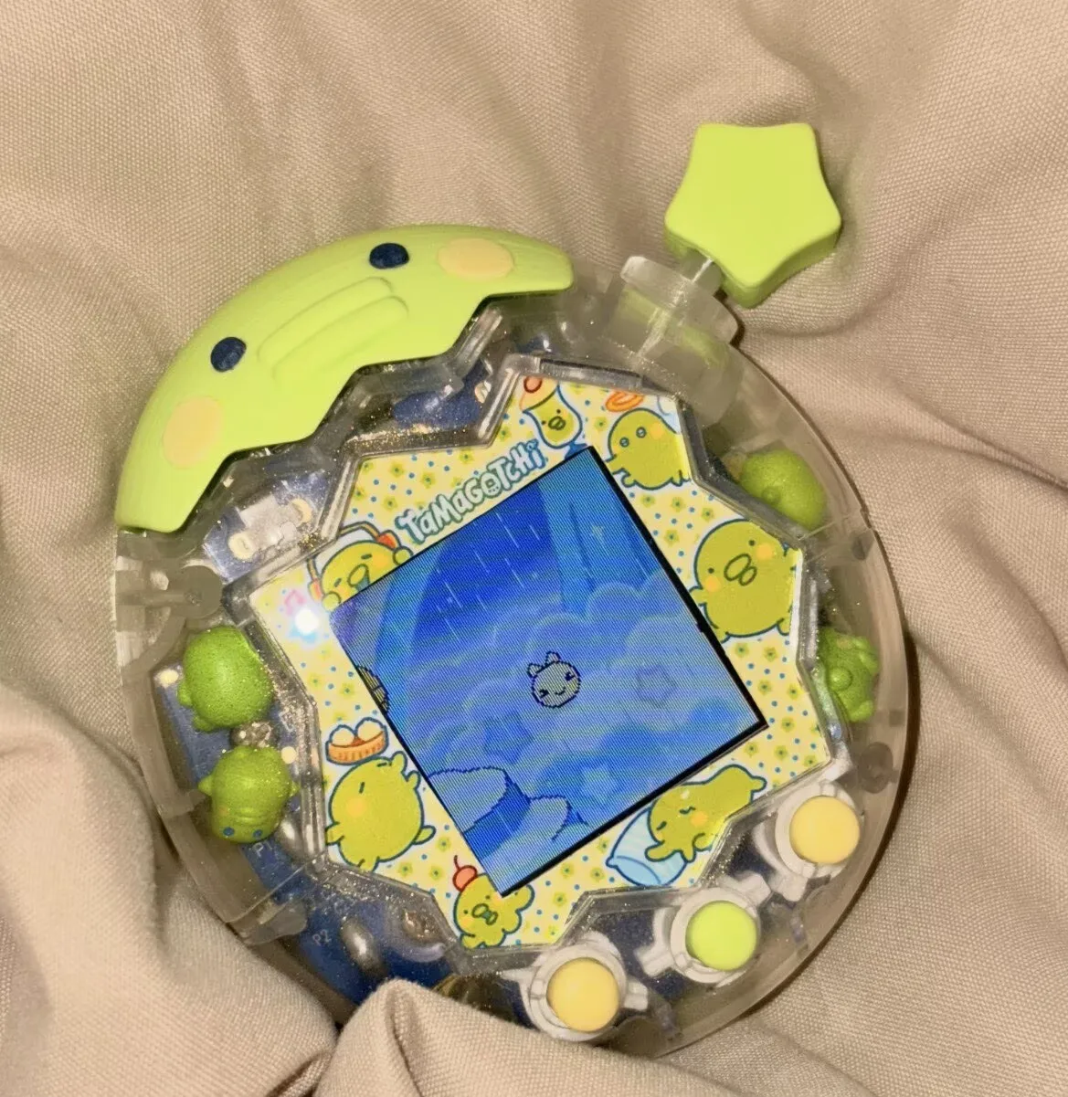 

Tamagotchi Paradise Green Diy Green Replacement Shell Protective Case For Digital Pet Toys