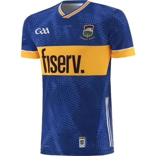 2024 Tyrone Gaa Home Trikot Shirt Herren Rugby Trikot Größe: S-5XL (benutzer definierte Name und Nummer)