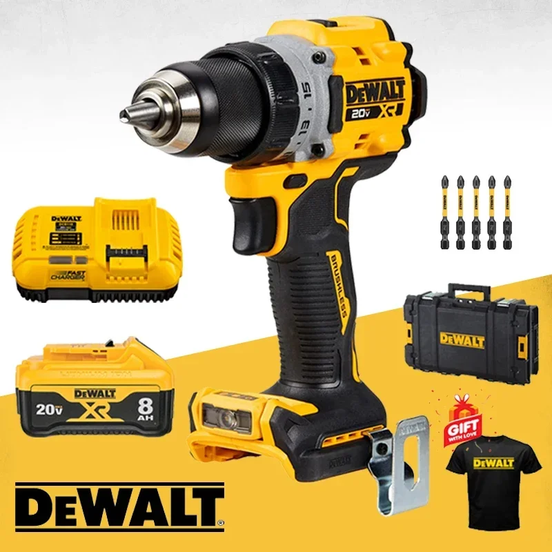 Imagem -03 - Dewalt Cordless Drill Driver 20v 5.0ah Bateria de Lítio 2000 Rpm Brushless Motor Ferramentas Elétricas Recarregáveis Dcd800 Dcd800m1