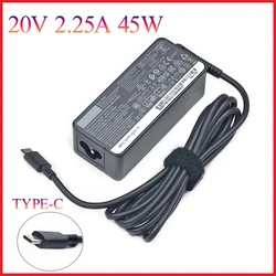 20V 2.25A 45W Type USB C Laptop AC Adapter Power Supply ​Charger For Lenovo C330 S330 C340 S340 100E T480 T480S T580 T580S E480