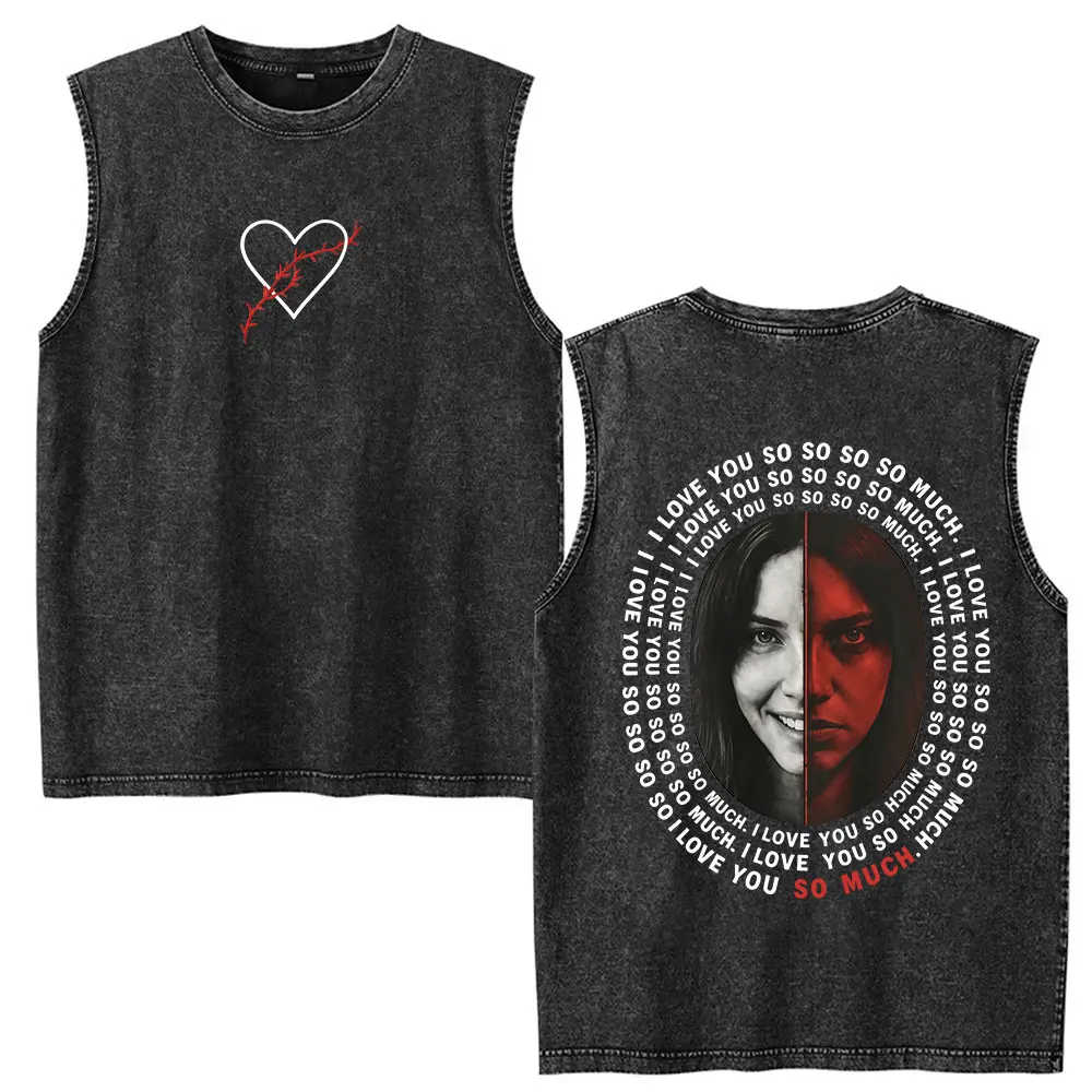 Washed Vest Movie Obsession One Wish Willow 2026 Print T Shirt Men Women's Vintage Harajuku Fashion Cotton Short Sleeve T-shirts