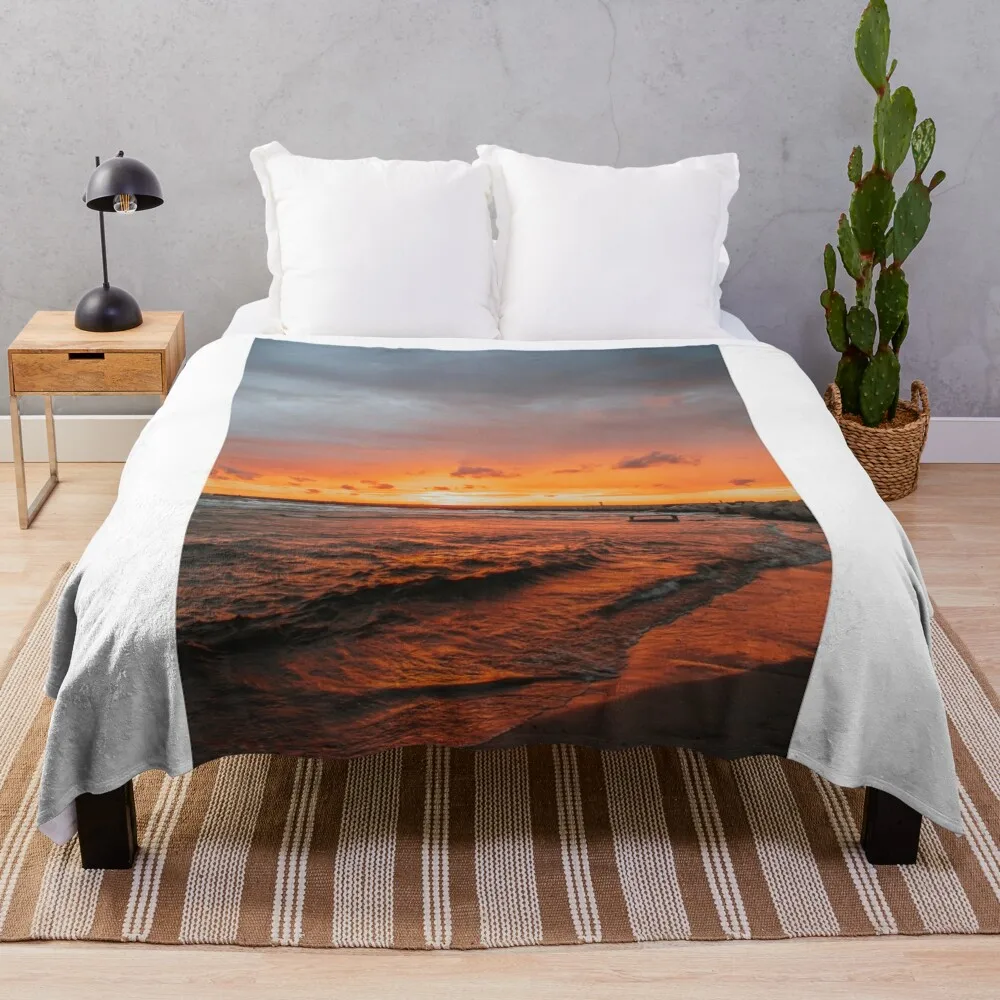 

Sunset sky just before rain Throw Blanket Personalized Gift Designers Blankets