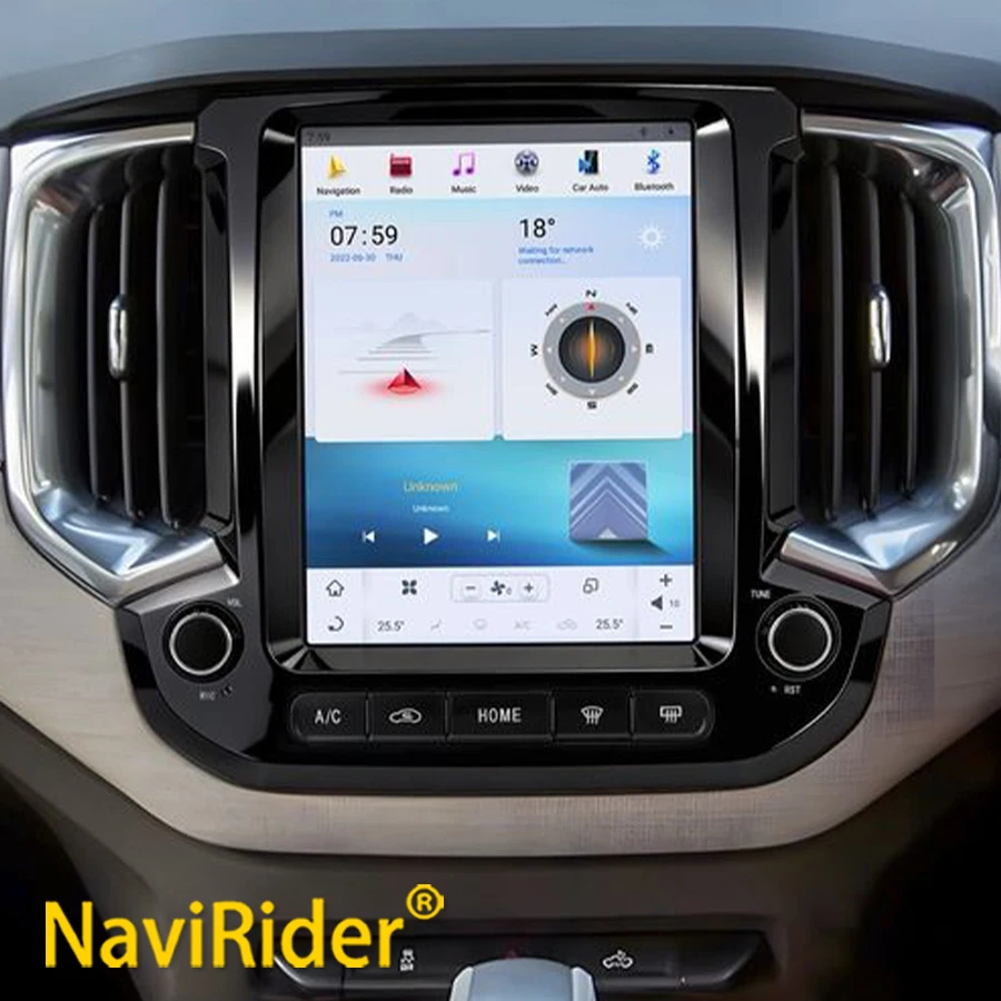 Y Carplay Car Radio For Chevrolet TrailBlazer 2017 - 2019 For Isuzu D-MAX 2017 - 2019 Multimedia Stereo Player NAVI Stereo QLED