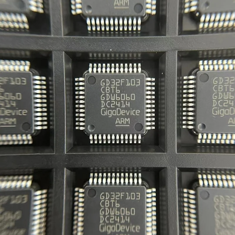 10PCS 100% New Original GD32F103CBT6 LQFP-48 32-bit microcontroller