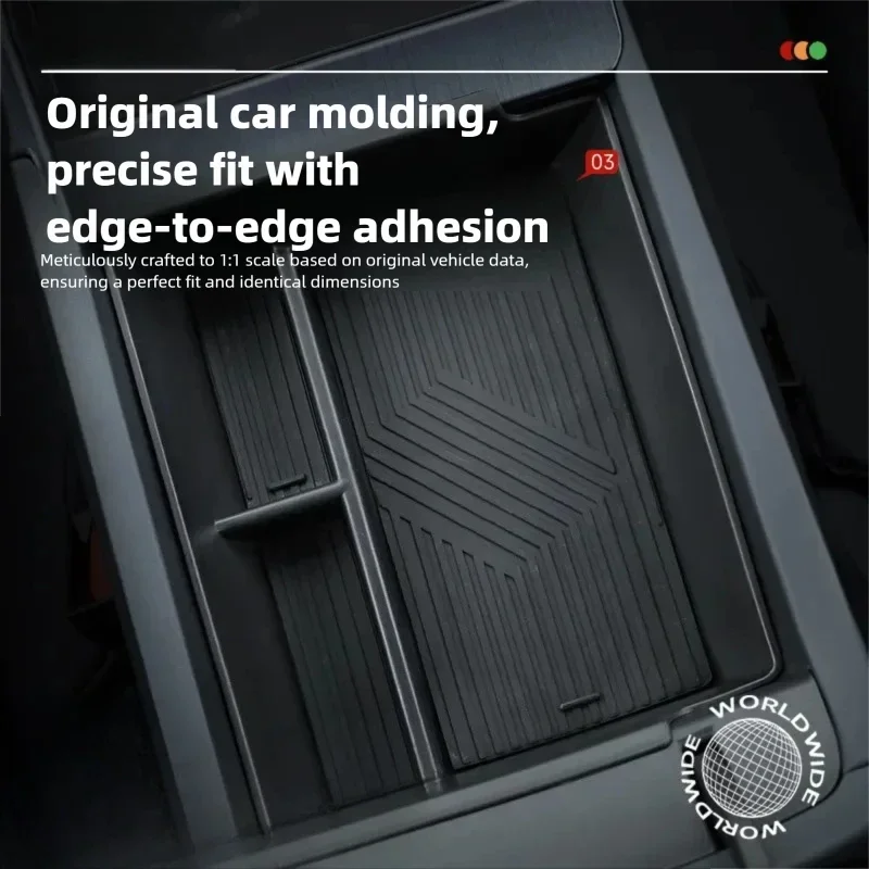

Для Geely Binyue L / Coolray 2025 года: Органайзер для центрального подлокотника, аксессуары для модификации интерьера