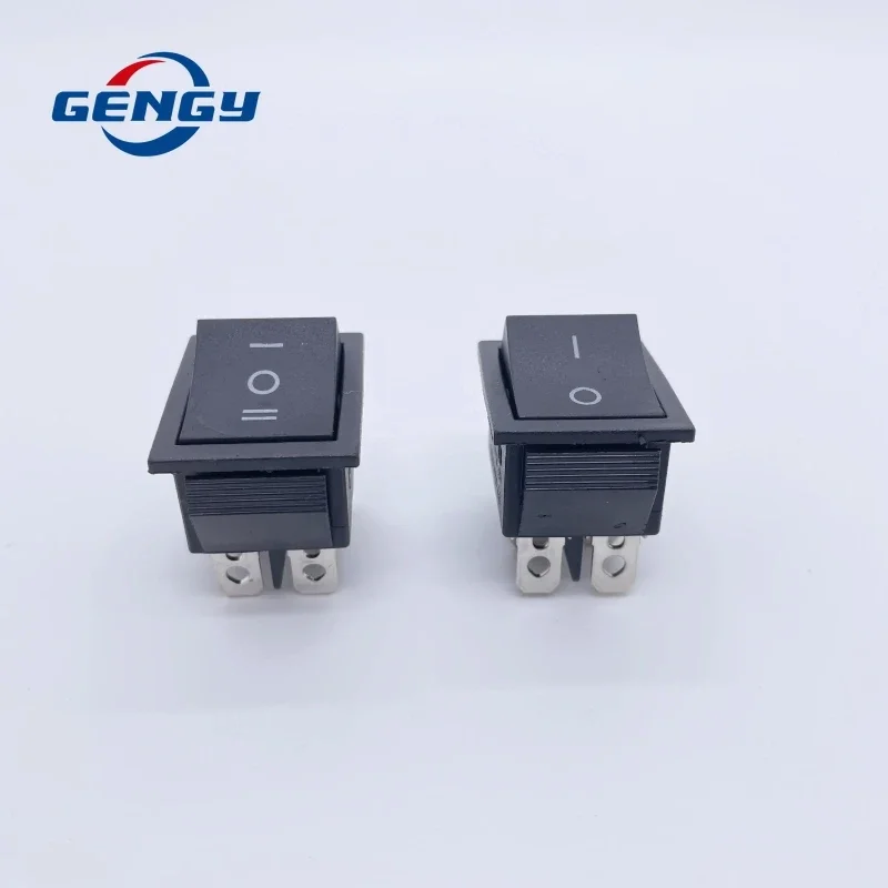 1/5 Pcs KCD4-201 KCD4-203 Rocker Switch ON-OFF/ON-OFF-ON 2/3 Position 4 Pin Electrical Equipment Switch 16A 250VAC / 20A 125VAC