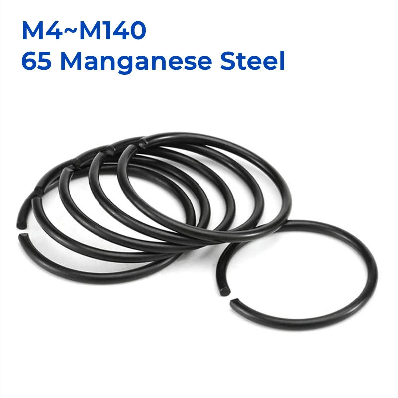 M4 M5 M6 M7 M8 M10 M12 M14 M16 M18 M20 M22 M24-M140 GB895.2 65 Okrągłe pierścienie zatrzaskowe ze stali manganowej do pierścieni zabezpieczających wał